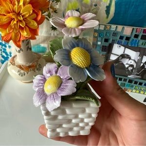 vintage radnor bone china floral tchotchke